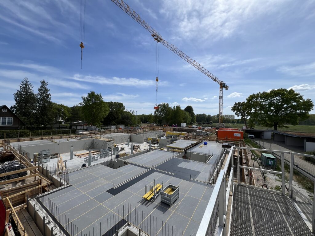 Heimathafen Rohbau geht voran, cds Wohnbau Boltenhagen