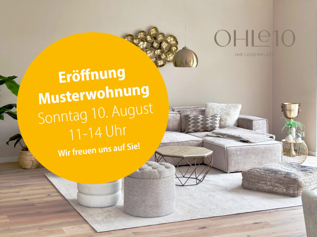 Musterwohnung OHLE10 Hamburg Ohlstedt Eröffnung cds Wohnbau